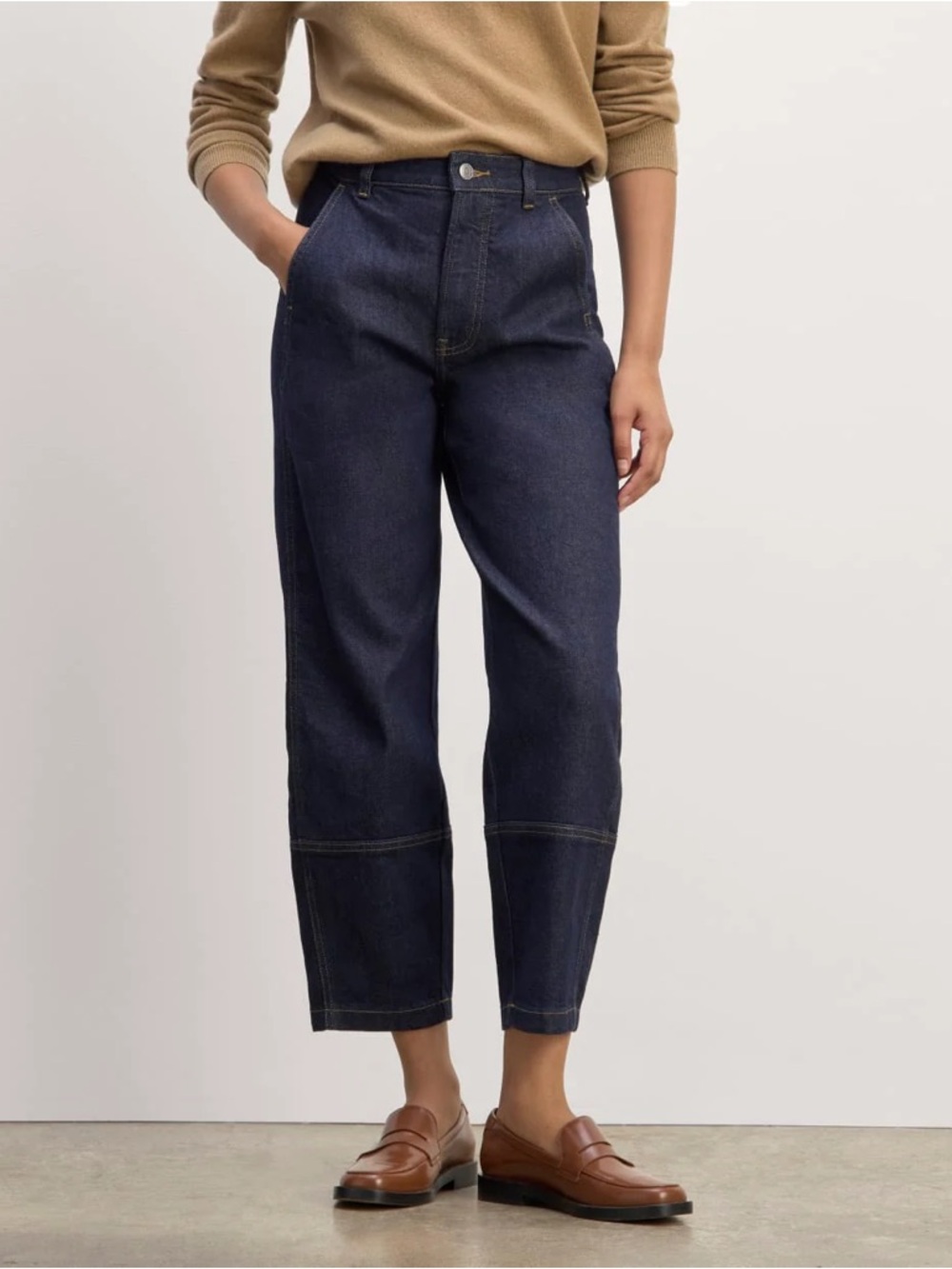 Everlane The Utility Barrel Jean in Pure Blue Size: 23, NWT